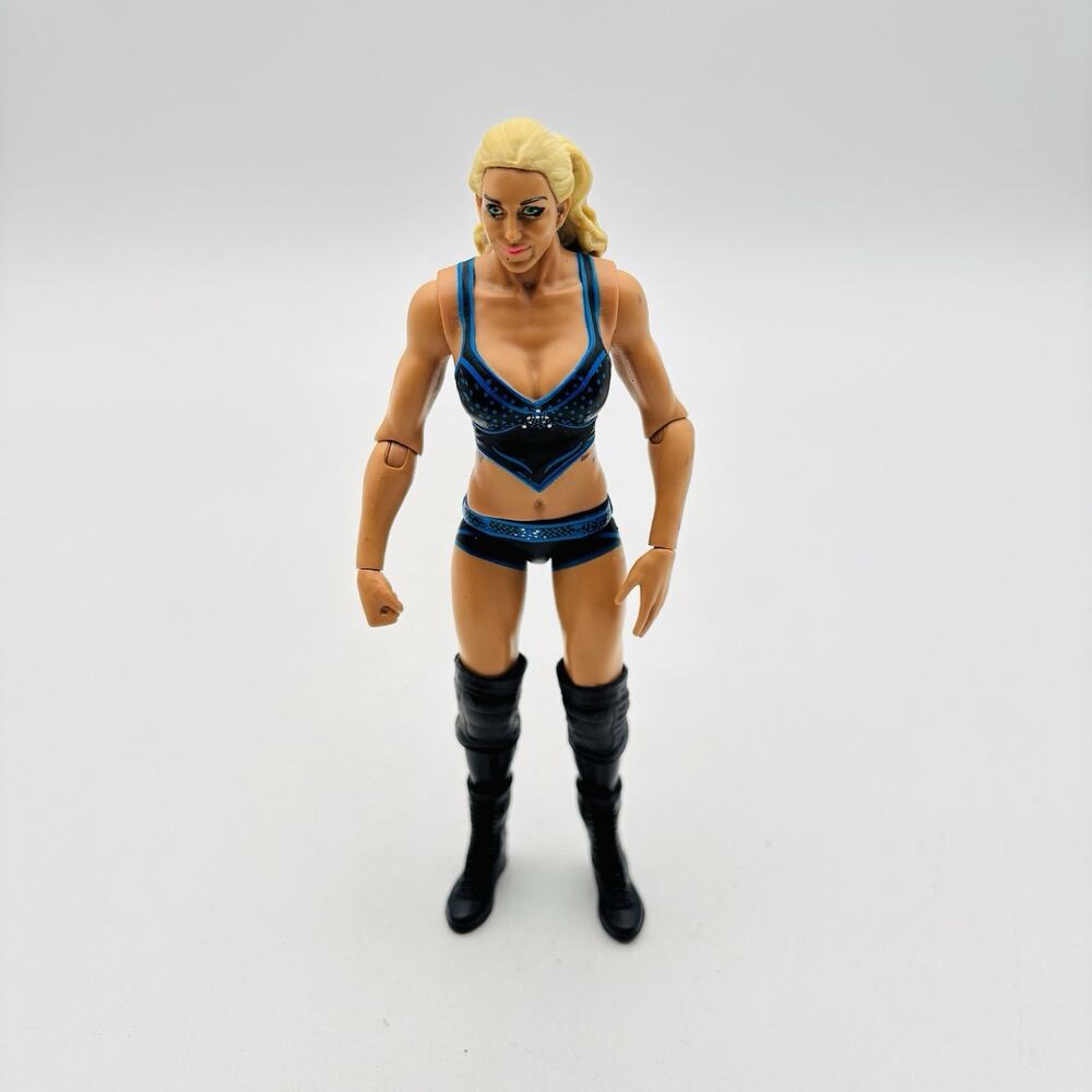 CHARLOTTE FLAIR WWE Mattel Basic Series 86 Wrestling Action Figure VG Condition